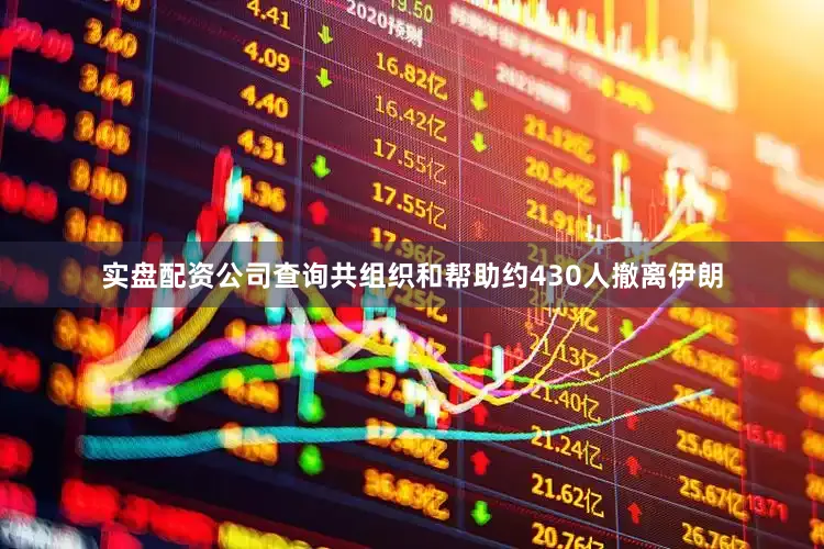 实盘配资公司查询共组织和帮助约430人撤离伊朗