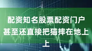 配资知名股票配资门户甚至还直接把猫摔在地上